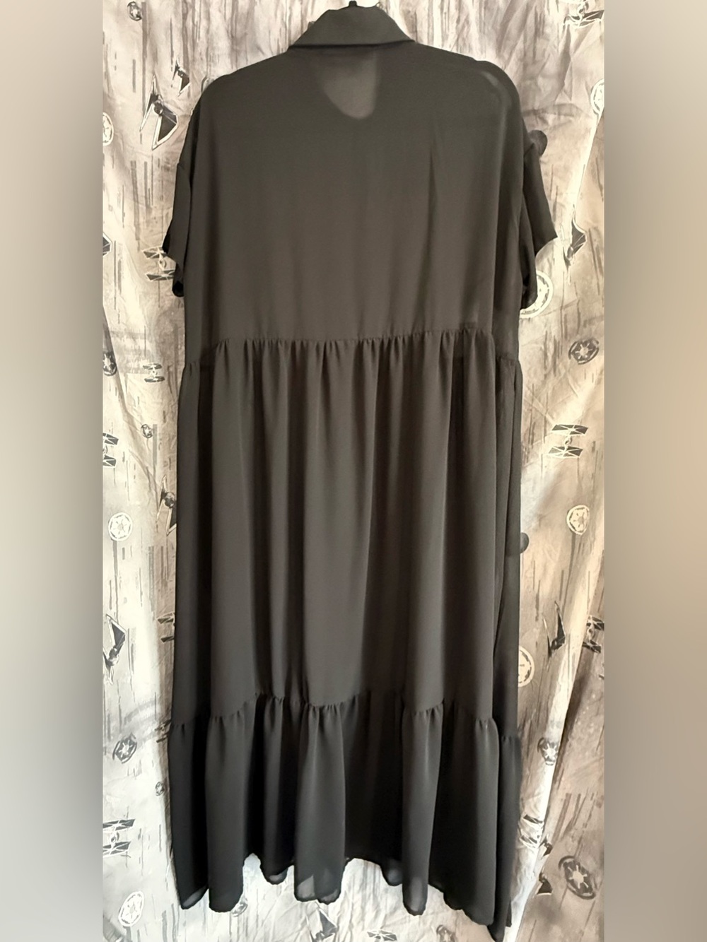 NWT FOXBLOOD DAKOTA CHIFFON MAXI DRESS SZ XL - Picture 2 of 7